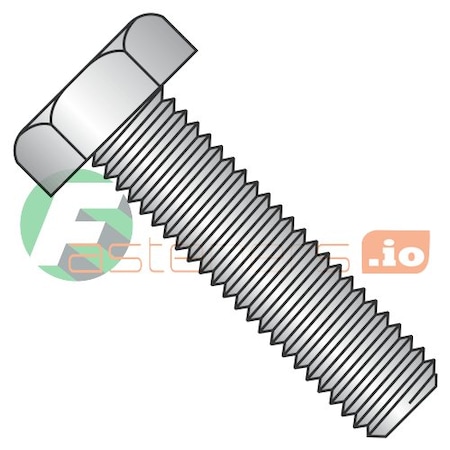 3/8-16 Hex Head Cap Screw, 18-8 Stainless Steel, 2 In L, 100 PK